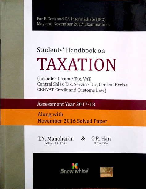 tn manoharan tax book for ipcc